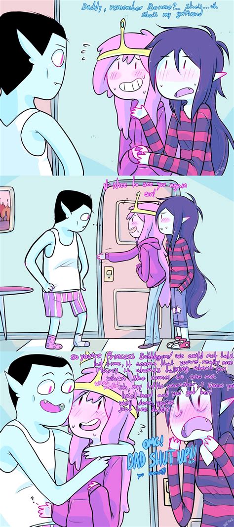 This page describes Princess Bubblegum's relationships with other characters in the Adventure Time series. Bonnibel came from the Mother Gum and had only one brother who fell on a sharp rock after being born, leaving him with a childlike behavior. She yearned to have a family and so created one to serve as such but the attempts had dire consequences and repercussions. Neddy is Princess ... 